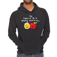 Rosh Hashanah Apples And Honey Shana Tova Jewish New Year T Shirt Vintage Hoodie | Artistshot