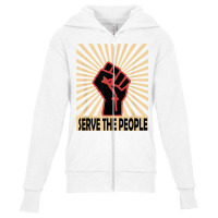 Communist Propaganda Socialist Fist Serve The People T Shirt Youth Zipper Hoodie | Artistshot