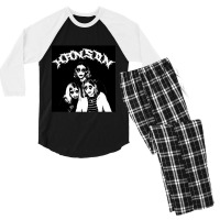 Black Metal Hanson Men's 3/4 Sleeve Pajama Set | Artistshot