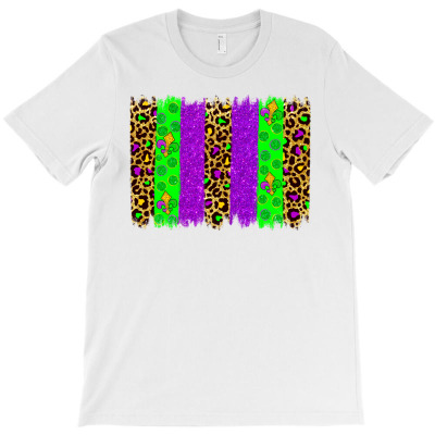 Mardi Gras Brush Stoke T-shirt Designed By Angel Clark