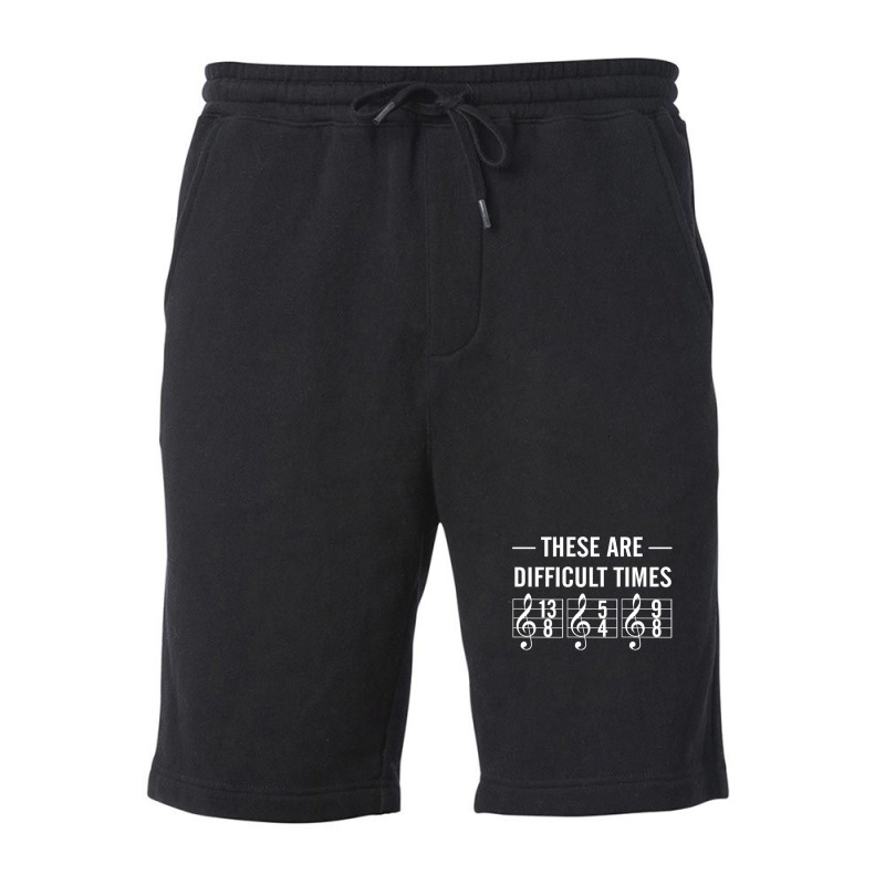 These Are Difficult Times Fleece Short | Artistshot