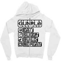 Gunpla Daily Doze Black Design Zipper Hoodie | Artistshot