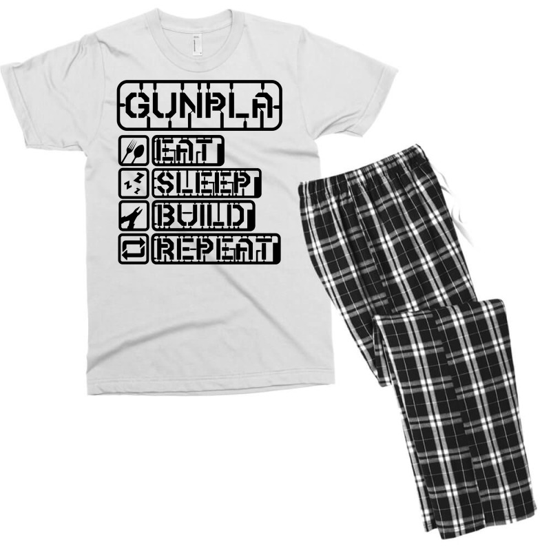 Gunpla Daily Doze Black Design Men's T-shirt Pajama Set | Artistshot