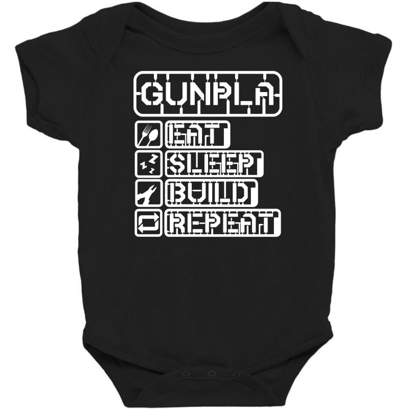 Gunpla Daily Doze White Design Baby Bodysuit | Artistshot