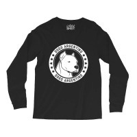 Dogo Argentino Dog Portrait Long Sleeve Shirts | Artistshot