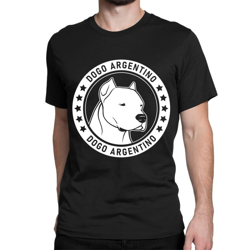 Dogo Argentino Dog Portrait Classic T-shirt | Artistshot