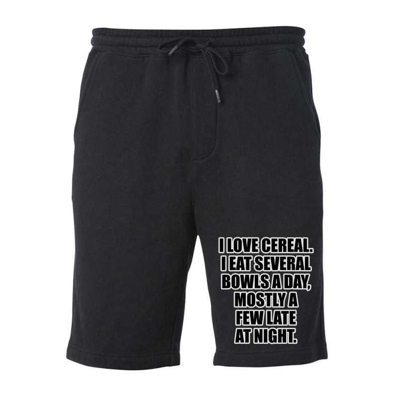 Paul Dano I Love Cereal Quote 2022 Fleece Short by cm-arts | Artistshot