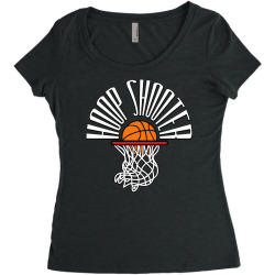 hoop shooter basketball Women's Triblend Scoop T-shirt | Artistshot