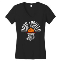 Hoop Shooter Basketball Women's V-neck T-shirt | Artistshot