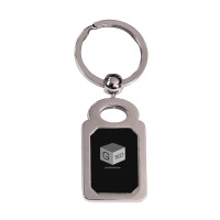 G Ted Productions Silver Rectangle Keychain | Artistshot