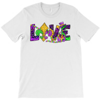 Mardi Gras Love T-shirt | Artistshot