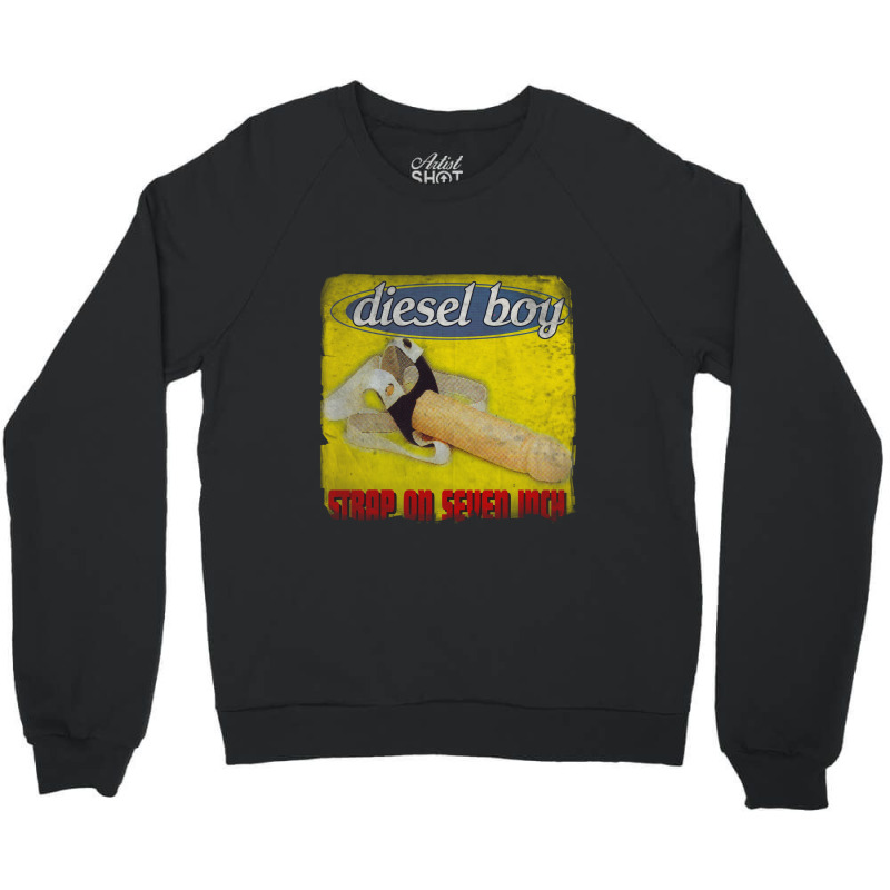 Strap On Seven Inch For Diesel Boy Crewneck Sweatshirt | Artistshot