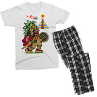 Ancient Aztec Warrior Dln8 Aliens At Tenochtitlan T Shirt Men's T-shirt Pajama Set | Artistshot