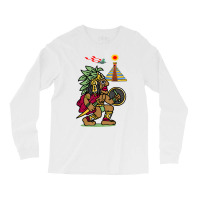 Ancient Aztec Warrior Dln8 Aliens At Tenochtitlan T Shirt Long Sleeve Shirts | Artistshot