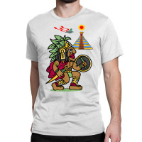 Ancient Aztec Warrior Dln8 Aliens At Tenochtitlan T Shirt Classic T-shirt | Artistshot