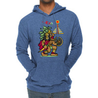 Ancient Aztec Warrior Dln8 Aliens At Tenochtitlan T Shirt Lightweight Hoodie | Artistshot