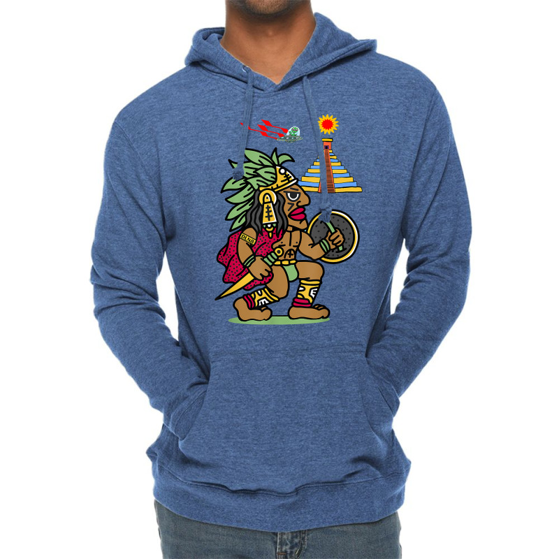 Ancient Aztec Warrior Dln8 Aliens At Tenochtitlan T Shirt Lightweight Hoodie by cm-arts | Artistshot