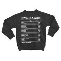 Live Sound Engineer T Shirt - Live Sound Engineer Factors Daily Gift I Toddler Sweatshirt | Artistshot