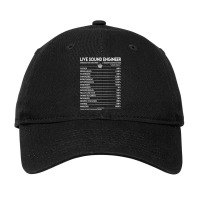 Live Sound Engineer T Shirt - Live Sound Engineer Factors Daily Gift I Adjustable Cap | Artistshot