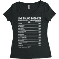 Live Sound Engineer T Shirt - Live Sound Engineer Factors Daily Gift I Women's Triblend Scoop T-shirt | Artistshot