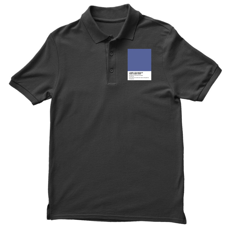 Jeff Buckley Lover You Should Have Come Over Lyrics Pantone Men's Polo Shirt | Artistshot