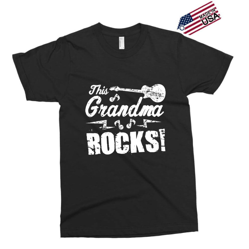 This Grandma Rocks Guitar Rock N Roll Exclusive T-shirt | Artistshot