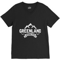 Greenland Vintage Long Sleeve T Shirt V-neck Tee | Artistshot