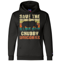 Save The Chubby Unicorns   Zoologist Rhino Lover Rhinoceros T Shirt Champion Hoodie | Artistshot