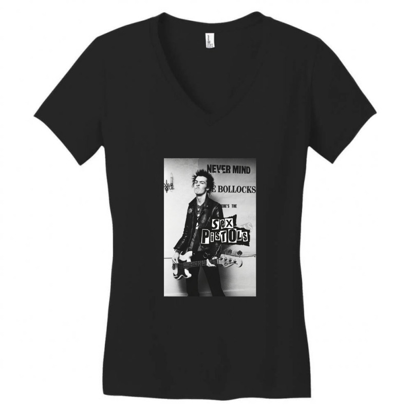 Futuristic Guitaris Legend Women's V-Neck T-Shirt by cm-arts | Artistshot