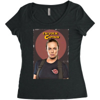 Maya Bishop “i’m Your Captain” Women's Triblend Scoop T-shirt | Artistshot