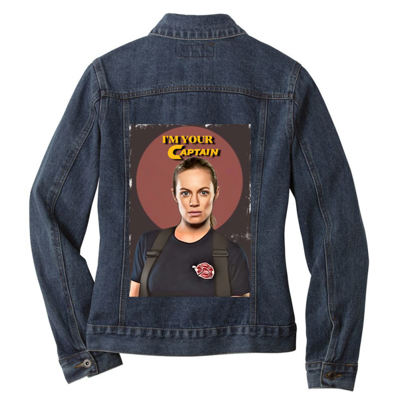 Maya Bishop “i’m Your Captain” Ladies Denim Jacket by cm-arts | Artistshot