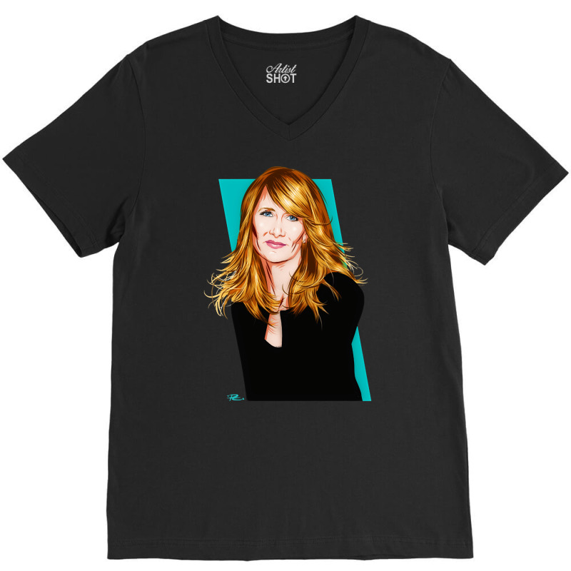 Laura Dern, Laura Dern Vintage, Laura Dern Art, Laura Dern Painting, T V-neck Tee | Artistshot