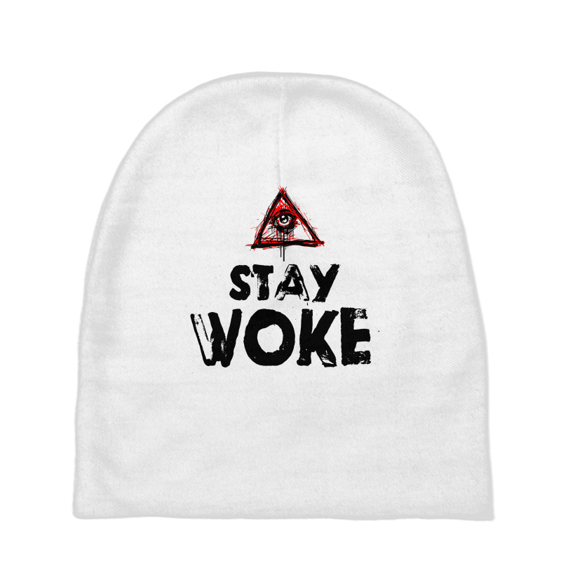 Stay Woke Third Eye Baby Beanies | Artistshot