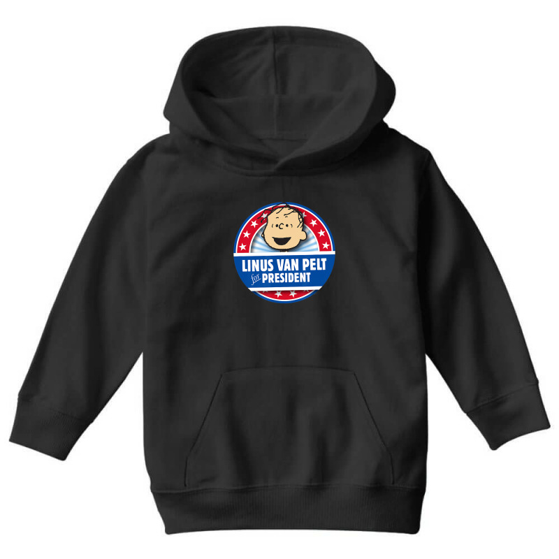 Peanuts Linus For President Youth Hoodie | Artistshot