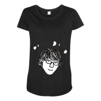 Badly Drawn Paul Dano Maternity Scoop Neck T-shirt | Artistshot