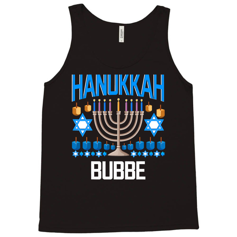 Hanukkah Jewish Chanukah Bubbe Grandma Funny  Gifts Tank Top | Artistshot