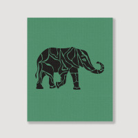 Elephant Portrait Canvas Print | Artistshot