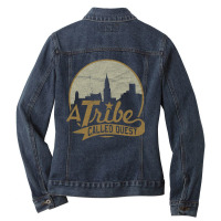 Vintage -  Atcq Pictur City Ladies Denim Jacket | Artistshot