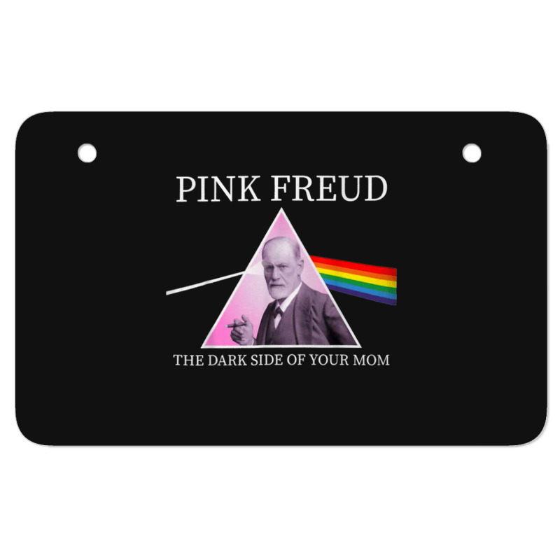 Psychology Freud Pink Dark Side Of The Mom Freudian 1 Atv License Plate