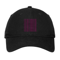 Live With Perfection Pink Typography Pattern Aesthetic Adjustable Cap | Artistshot