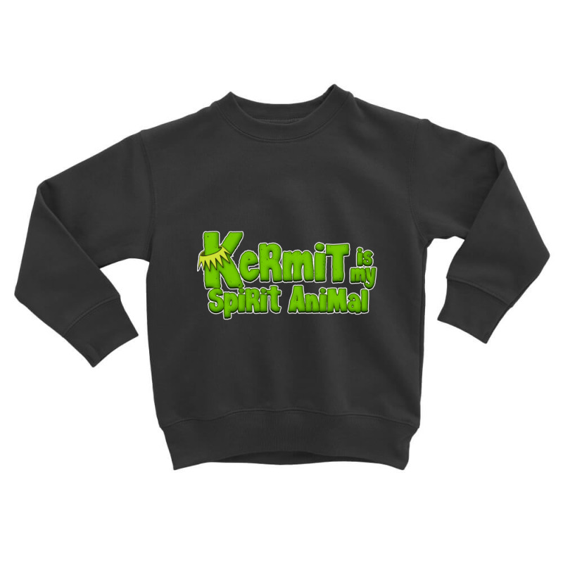 Kermit Is My Spirit Animal Toddler Sweatshirt | Artistshot