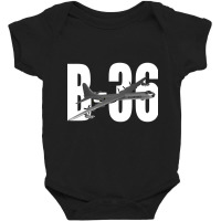 B-36 Peacemaker Usaf Bomber Aircraft Baby Bodysuit | Artistshot