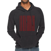 Live With Perfection Red Pattern Aesthetic Vintage Hoodie | Artistshot