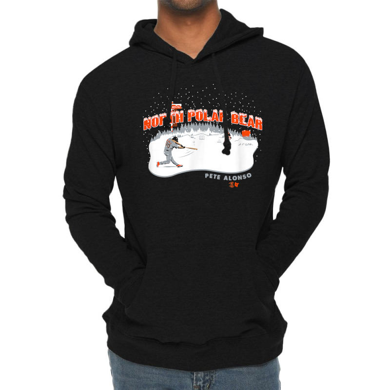 Officially Licensed Pete Alonso, North Polar Bear Lightweight Hoodie by LilaFrancine | Artistshot