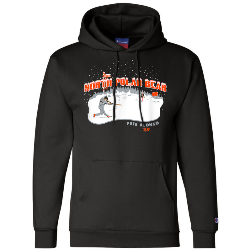 Officially Licensed Pete Alonso, North Polar Bear Champion Hoodie by LilaFrancine | Artistshot