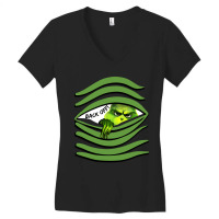 The Grinch - Back Off! Women's V-neck T-shirt | Artistshot