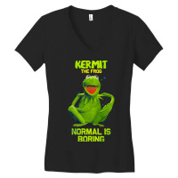 Kermit Normal Is Boring-ujgyb Women's V-neck T-shirt | Artistshot