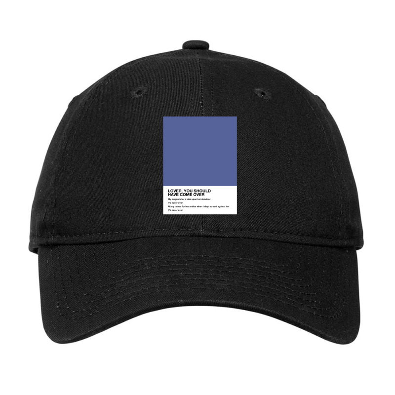 Jeff Buckley Lover You Should Have Come Over Lyrics Pantone Adjustable Cap | Artistshot