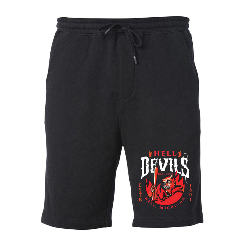 Hell Michigan Devils Fleece Short by Kanjolen689 | Artistshot