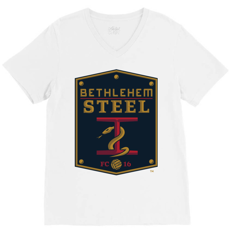 Steel Fc Art V-neck Tee | Artistshot